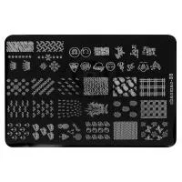 Трафарет для стемпинга металлический, 9,5x14,5см IRISK NEW (039 Chaomao 35)