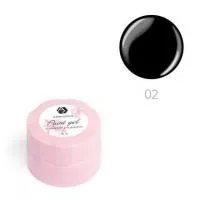 Гель-краска для дизайна ADRICOCO №2 черная (6 мл)