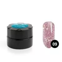 Гель для дизайна ногтей TNL Winter fairytale №9 Розовый фейерверк (6 мл.)