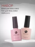 Набор Топ и База Adricoco 8 мл Набор Топ и База Adricoco 8 мл